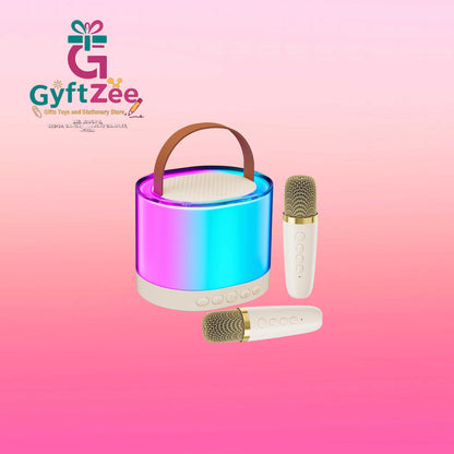 Portable Bluetooth Mini Karaoke Speaker | 2 Mic
