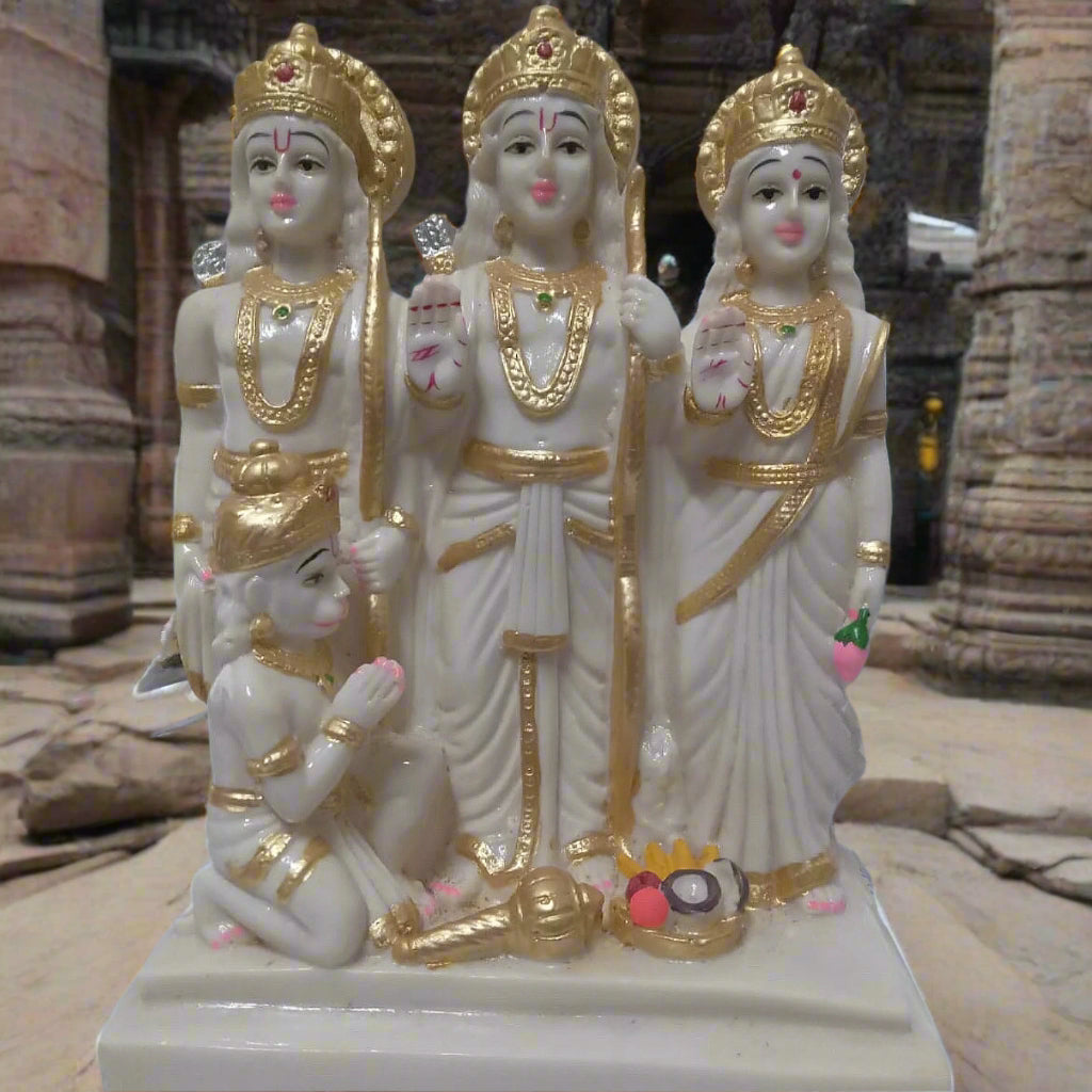 Ram Darbar Statue (Marble) – Divine Representation for Home Decor and Gifting