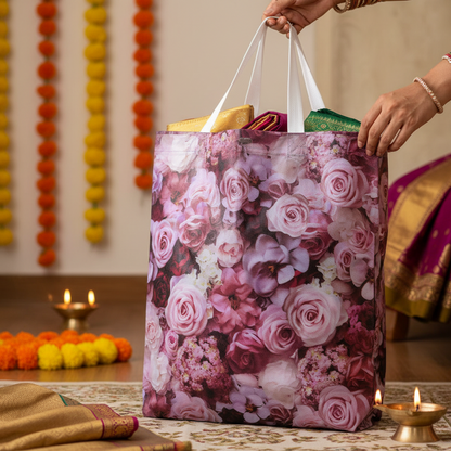 Rose Theme Gift Bag - Pack of 10