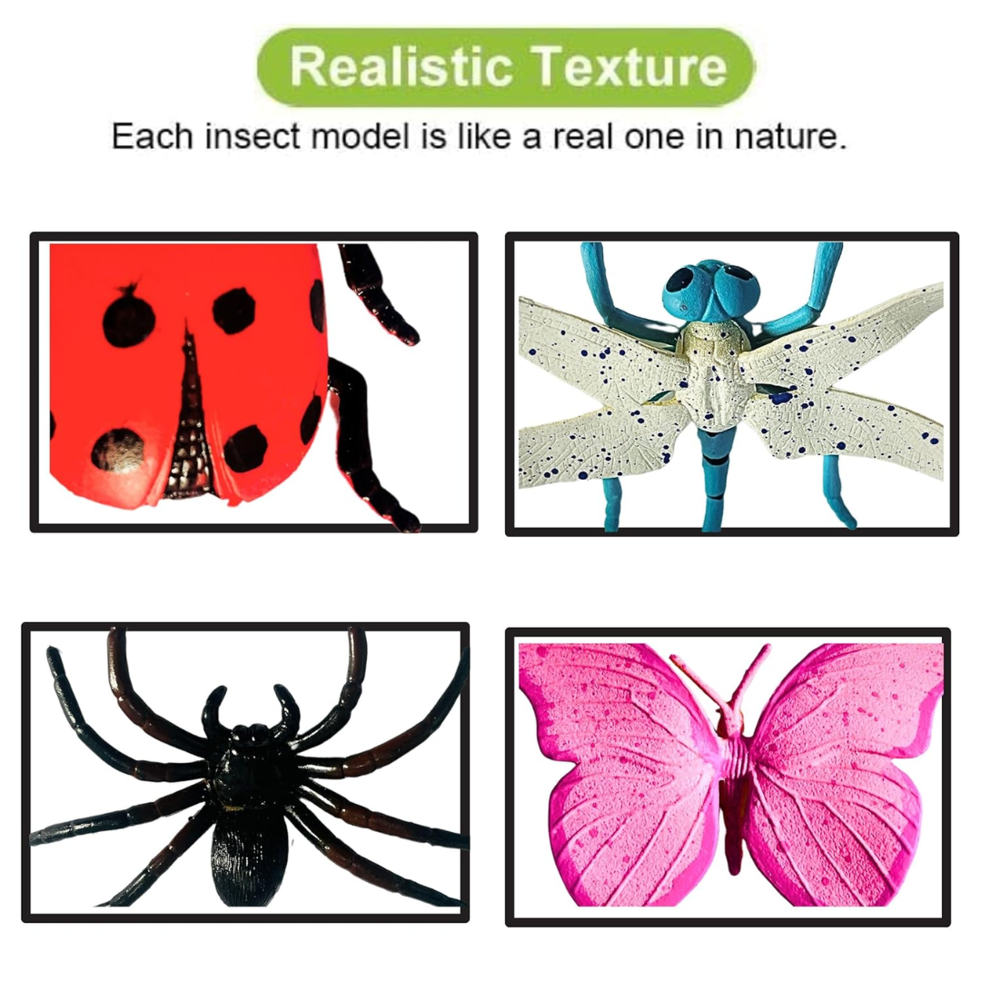 [Random Design] Mystical Insect Toy Set – 6 Realistic Bug Figures for Kids