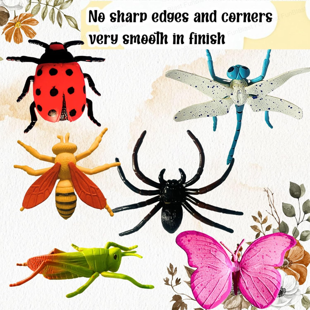 [Random Design] Mystical Insect Toy Set – 6 Realistic Bug Figures for Kids