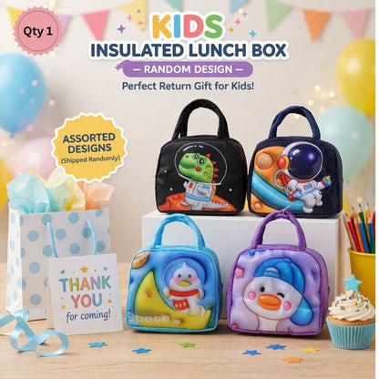 [1 pcs, Assorted] Insulated SQ Lunch Bag