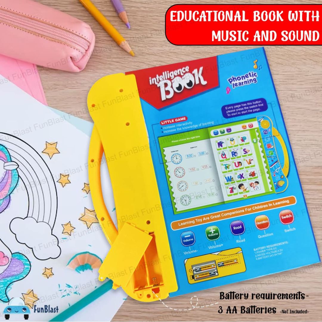 Imagine Intelligence Sound Book - Phonetic Learning & Fun for Toddlers