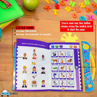 Imagine Intelligence Sound Book - Phonetic Learning & Fun for Toddlers