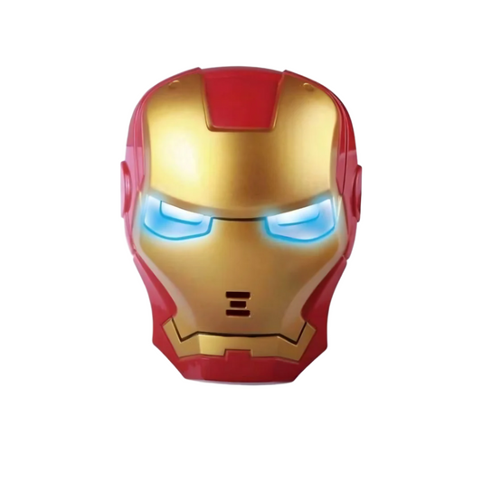 LED Light-Up Iron Man Mask for Kids – Premium Superhero Mask with Bright LED Lights