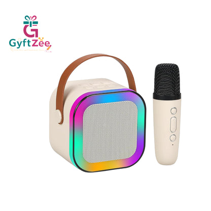 Portable Bluetooth Mini Karaoke Speaker | 1 Mic [Random color]