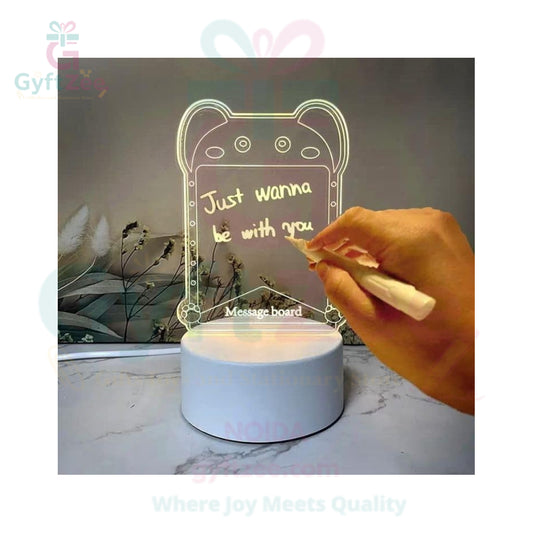 3D Acrylic LED Writing Board – Valentine