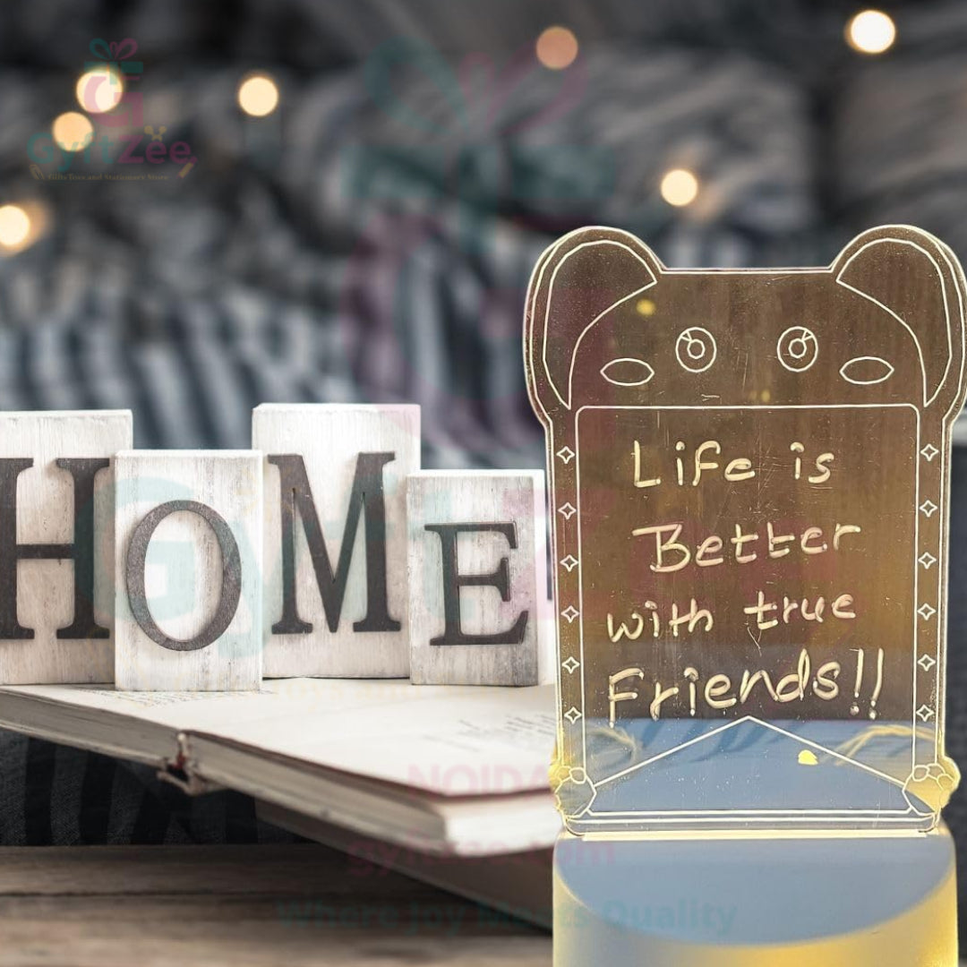 3D Acrylic LED Writing Board – Valentine