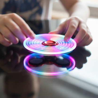 [Random color, 1 pcs] LED Spinner | Fun & Relax