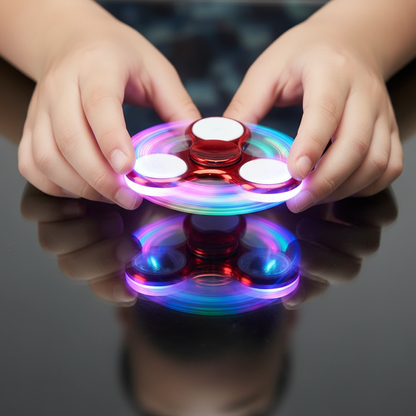 [Random color, 1 pcs] LED Spinner | Fun & Relax