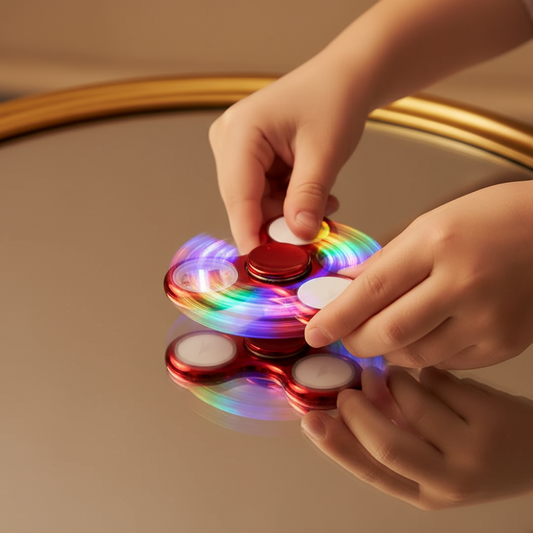 [Random color, 1 pcs] LED Spinner | Fun & Relax
