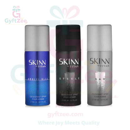 Combo Pack of 3 | SKINN DEO Country Road, Mediterranean Grove, Forest Rouge | for Men