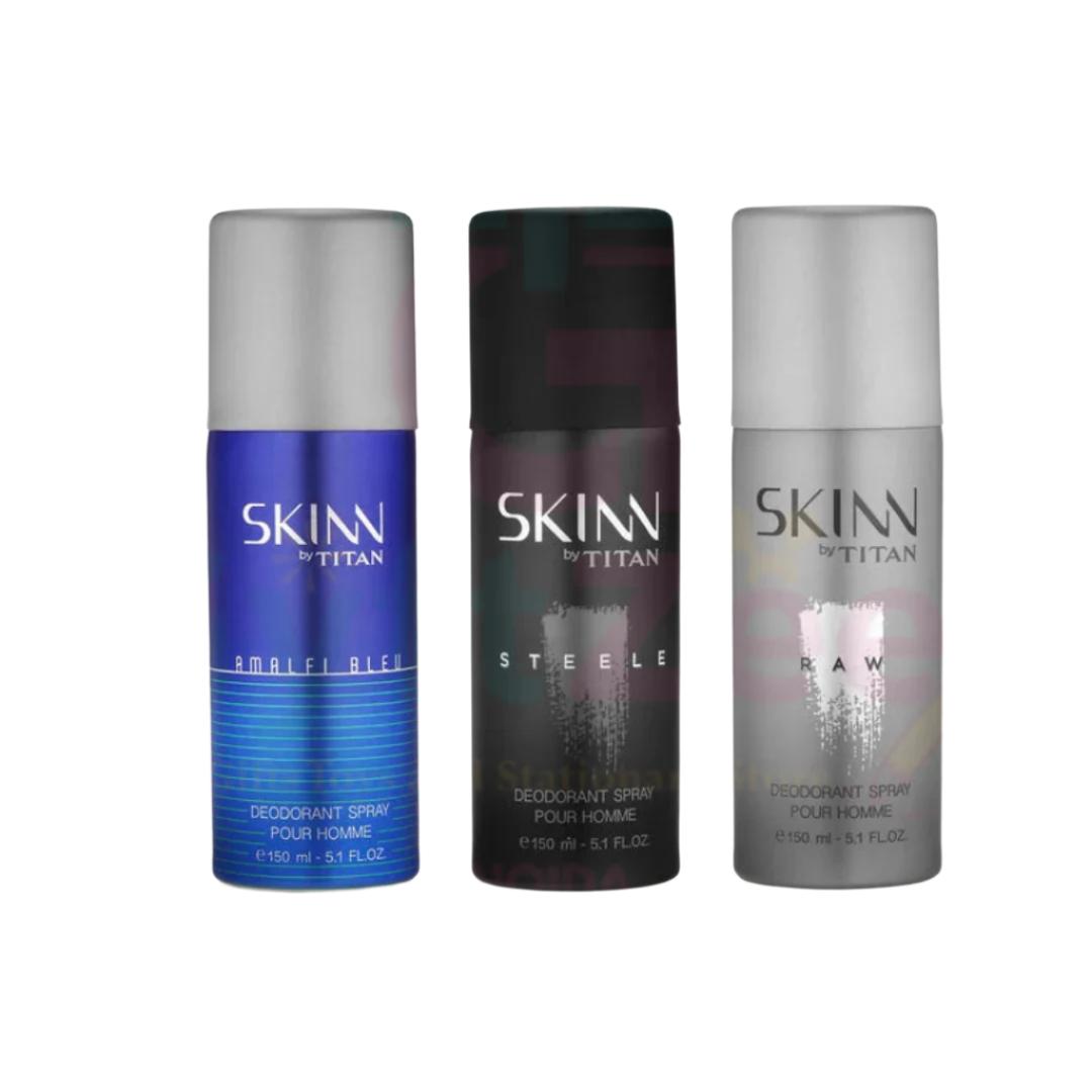 Combo Pack of 3 | SKINN DEO Country Road, Mediterranean Grove, Forest Rouge | for Men