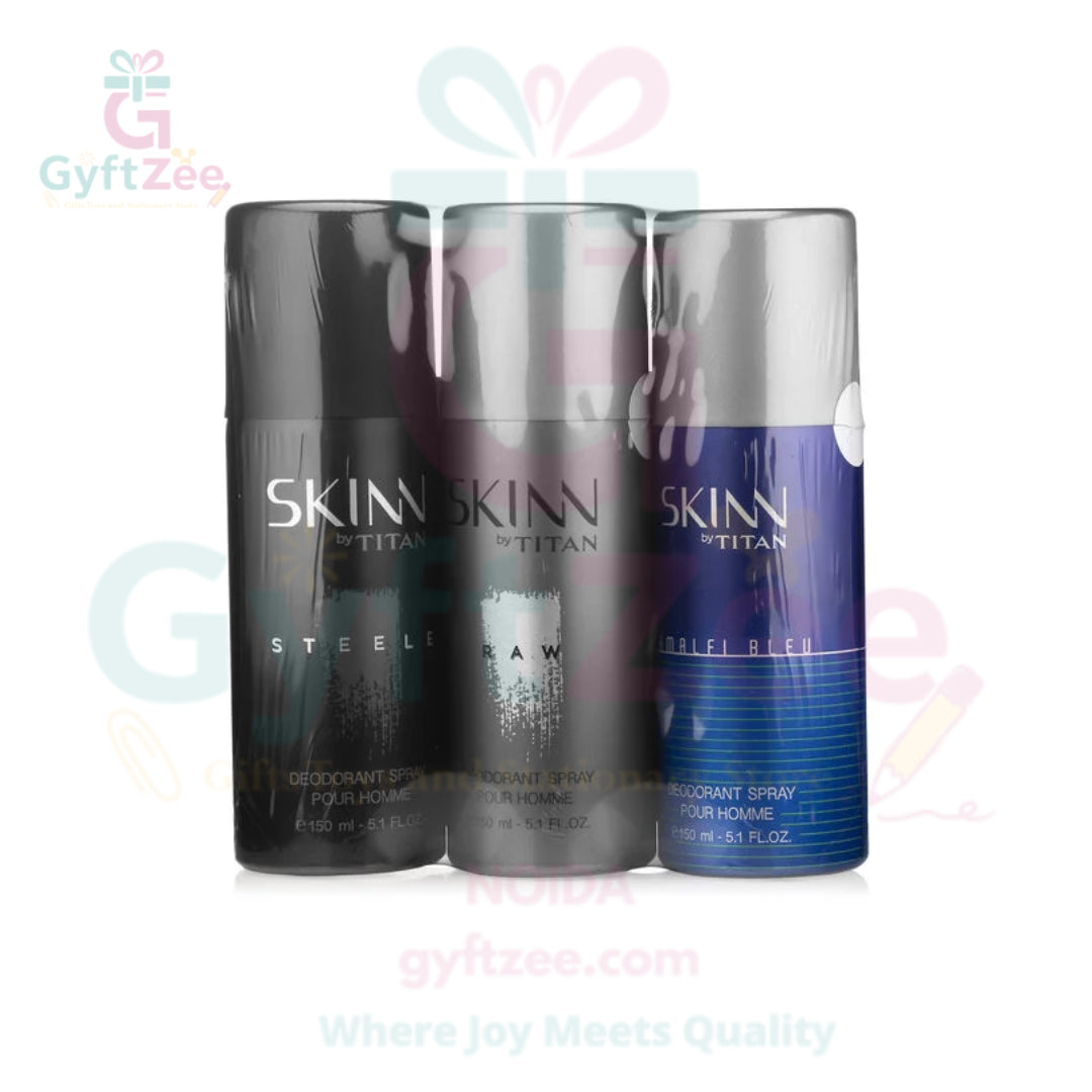 Combo Pack of 3 | SKINN DEO Country Road, Mediterranean Grove, Forest Rouge | for Men