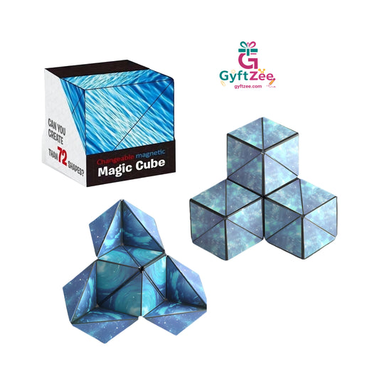 Magic Shape-Shifting 3D Magnetic Puzzle Cube (Random Colors)