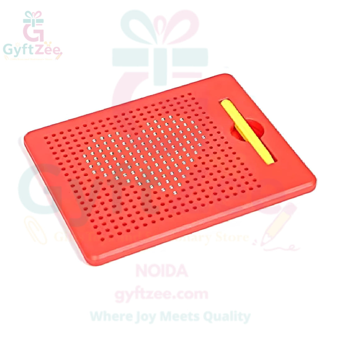 Mini Magnetic Drawing Pad with Pen – 380 Steel Beads | Kids