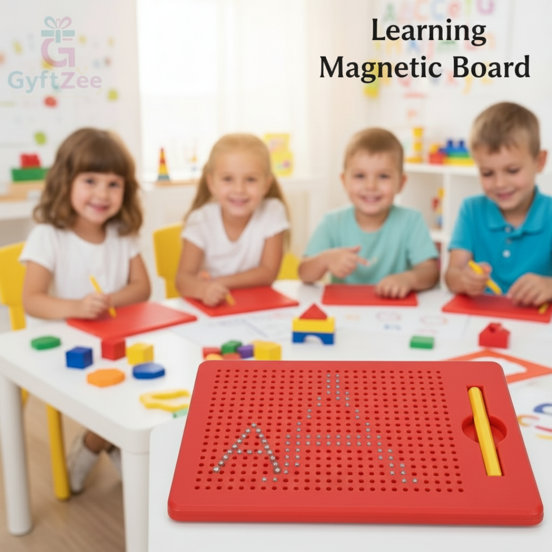Mini Magnetic Drawing Pad with Pen – 380 Steel Beads | Kids