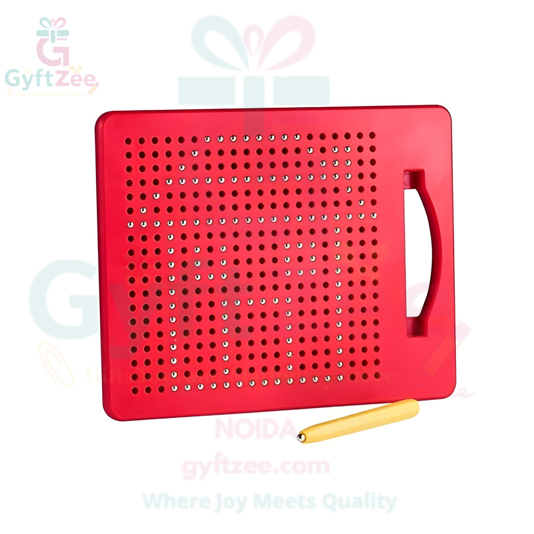Mini Magnetic Drawing Pad with Pen – 380 Steel Beads | Kids