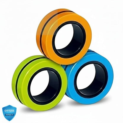 3 Pcs Magnetic Finger Ring Balls [Kids 4+ years]