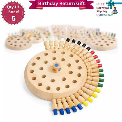 [Return Gift, Pack of 5] Wooden Brain Game [4-12 years]