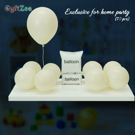 [WHITE] Balloon for Decoration [1 pkt = 70 pieces]