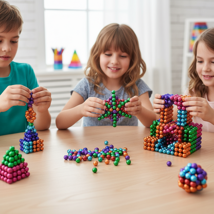 Magnetic Balls 216 Pcs | Creative Learning for Boys & Girls