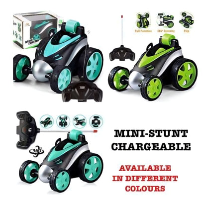 MINI STUNT CHARGEABLE REMOTE CAR (1 piece, random color)