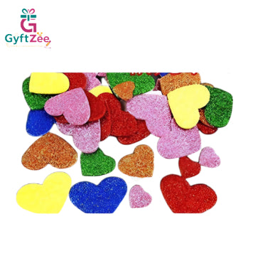 GLITTER SHEETS A4 GUMMING MIX COLOUR (1 packet = 10 sheets)