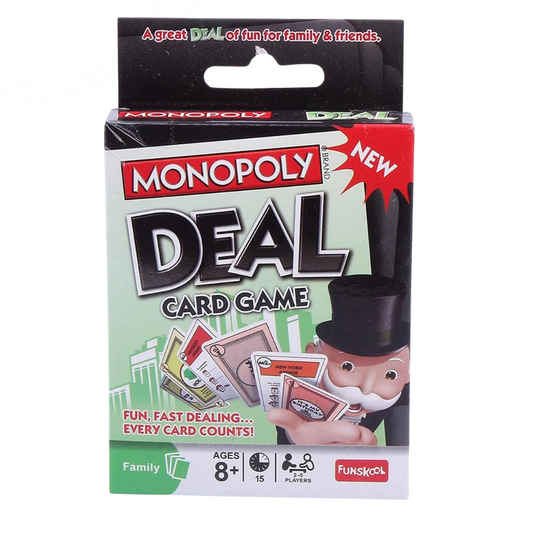 Monopoly Deal Card Game | Travel-Friendly Fun for Kids, Adults & Families (2-5 Players)