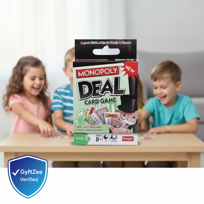 Monopoly Deal Card Game | Travel-Friendly Fun for Kids, Adults & Families (2-5 Players)