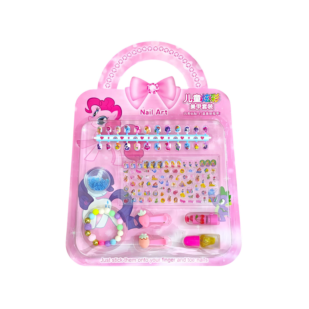 Nail Art Kit for Kids - Creative Press-On Nails, Stickers, and More!