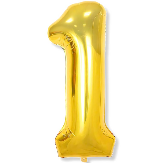 Foil/Helium Balloon Number 1 for Age | 1st birthday