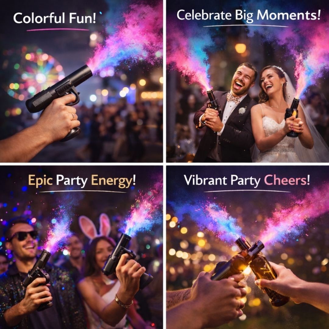 (Pack of 6, Assorted) Pyro Color Shots [Holi]