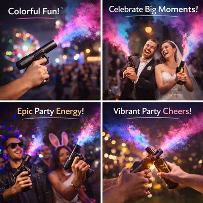 (Pack of 6, Assorted) Pyro Color Shots [Holi]