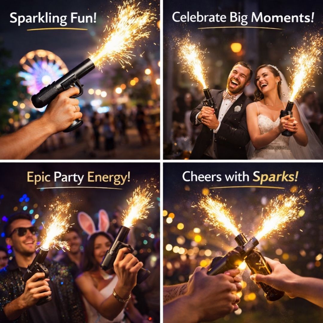 (Pack of 6, Assorted) Pyro Sparkler Shots