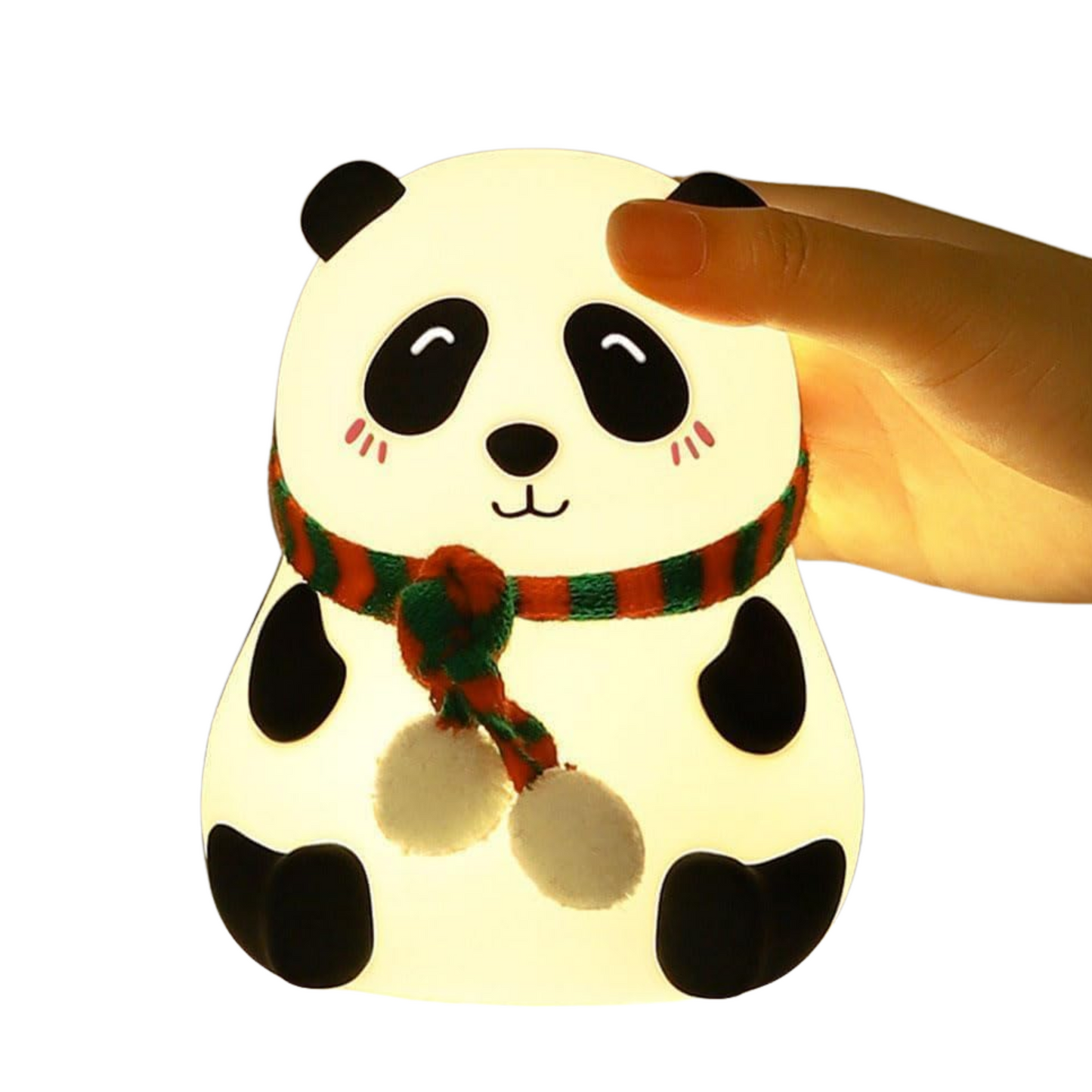 [Random Color] Panda Night Lamp | Soft Silicone LED Light for Bedroom & Gift