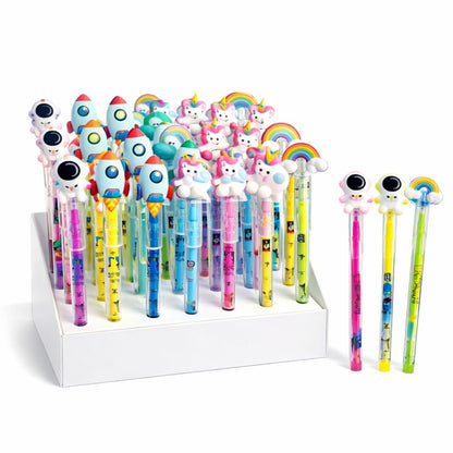 [1 pcs Assorted, designs] Fancy Pencil for Kids