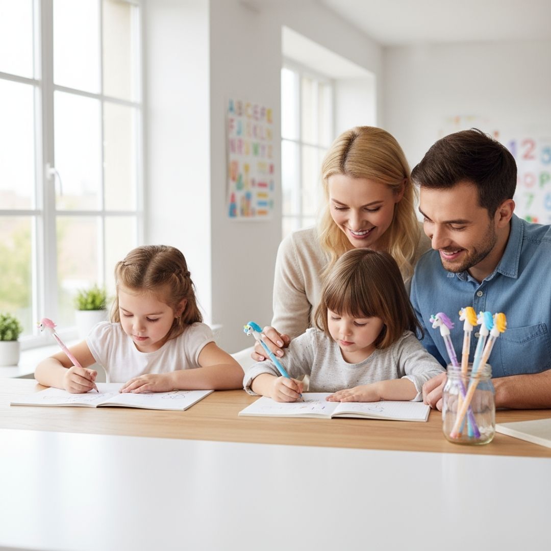 [1 pcs Assorted, designs] Fancy Pencil for Kids