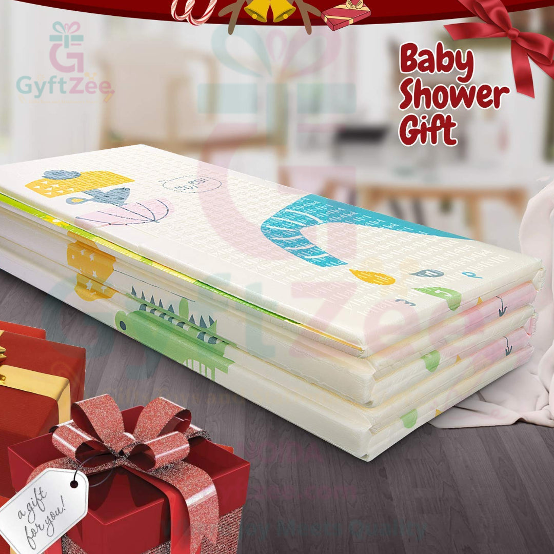 Baby Play Mat - Anti-Skid, Waterproof & Reversible (Random Design)