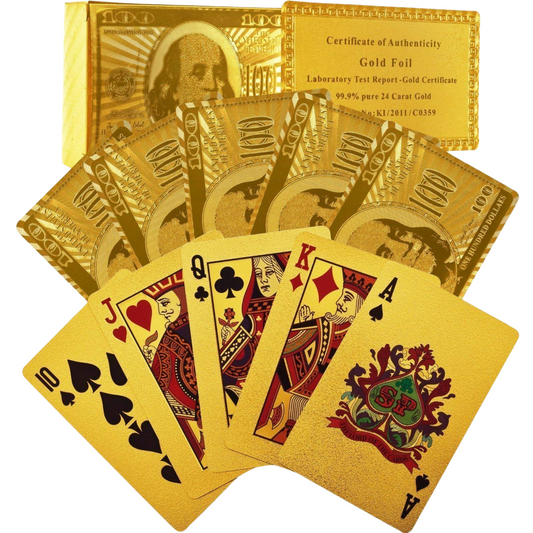 PLAYING CARDS GOLDEN
