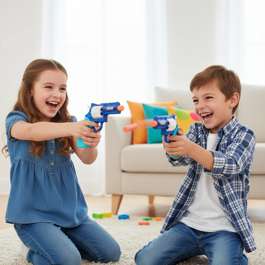 [Assorted, Two] Police Gun with Handcuffs [4+ years]