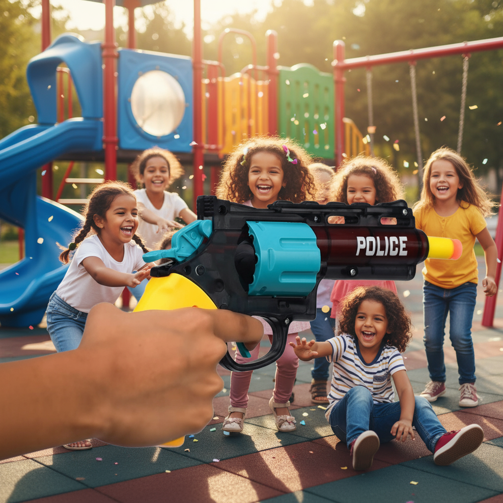 (Random Color) Soft Bullet Gun Toy for Kids | 10 Darts