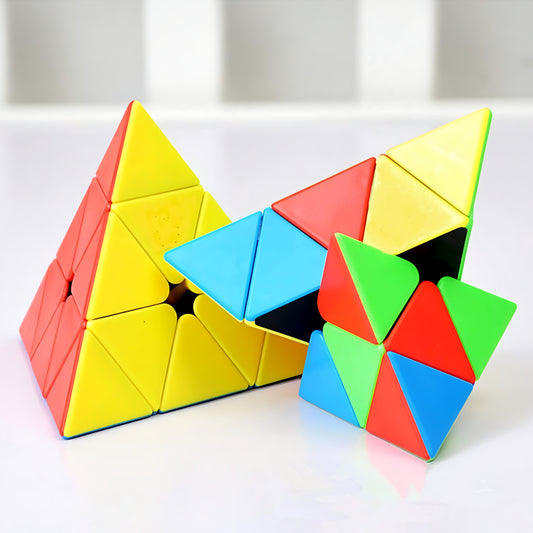 Magic Pyramid Puzzle Cube Game - Fun and Challenging Brain Teaser for Kids