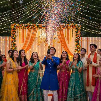 [No shots, only Gun] Sparkler & Color Pyro Gun | Holi-Diwali-Marriage