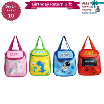 [Return Gift, Pack of 10] Insulated Lunch Bag [Assorted]