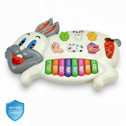 [Random color] Rabbit Musical Piano with 3 Modes [Kids 3+ years]