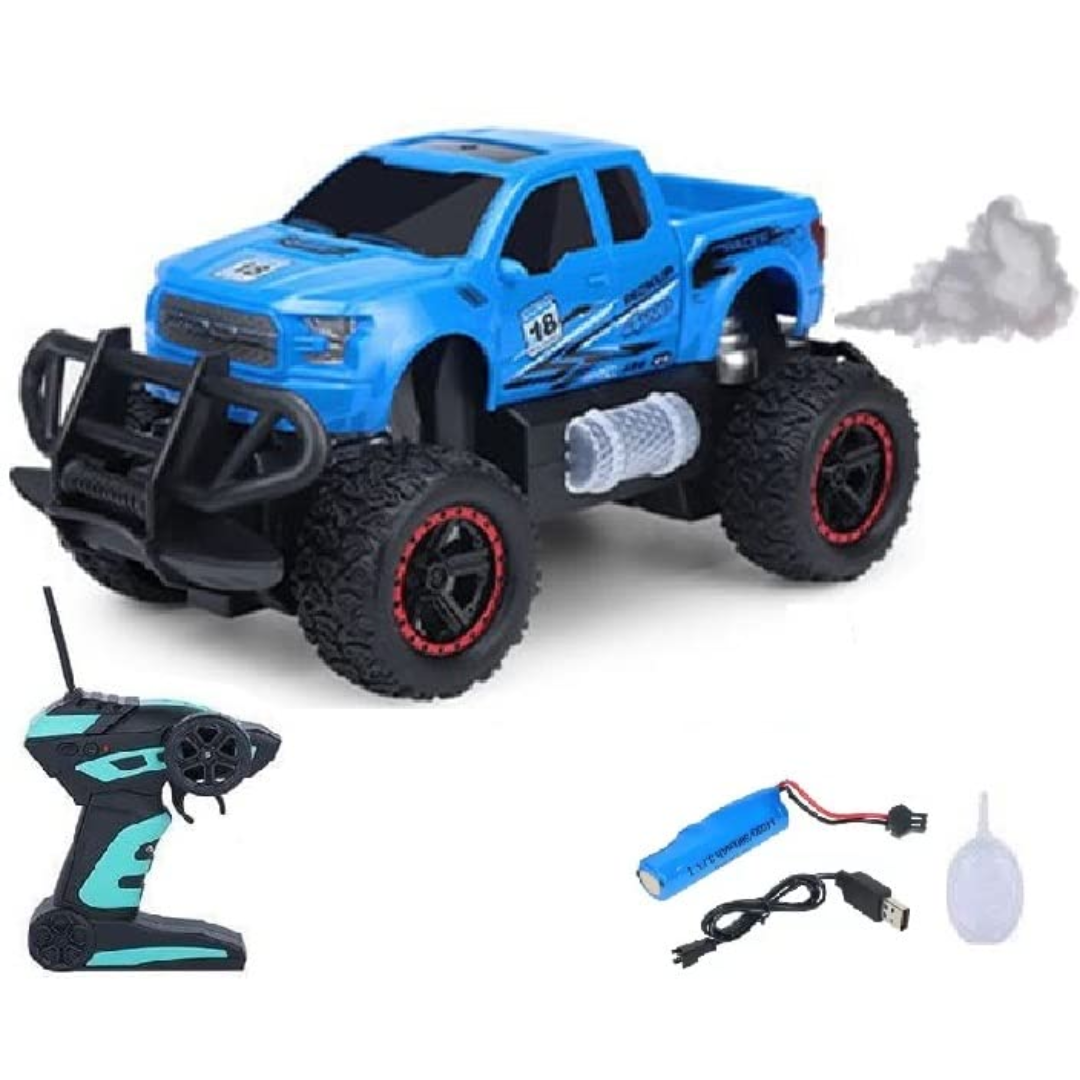 Race Run Smoke Car - Remote Control with Exciting Smoke Effect!