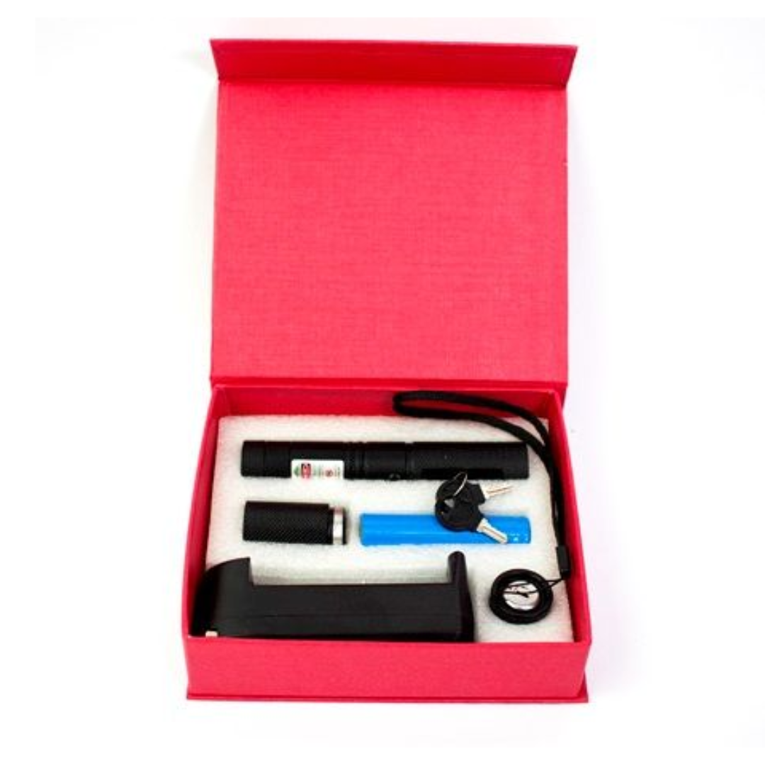 High-Power Green Laser Pointer – USB Rechargeable