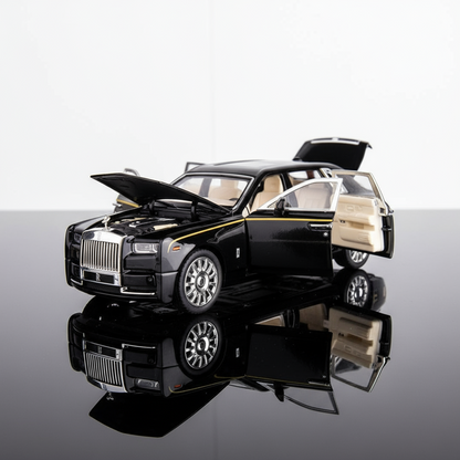 1:24 Rolls-Royce Die-cast Pull Back Car [Black]