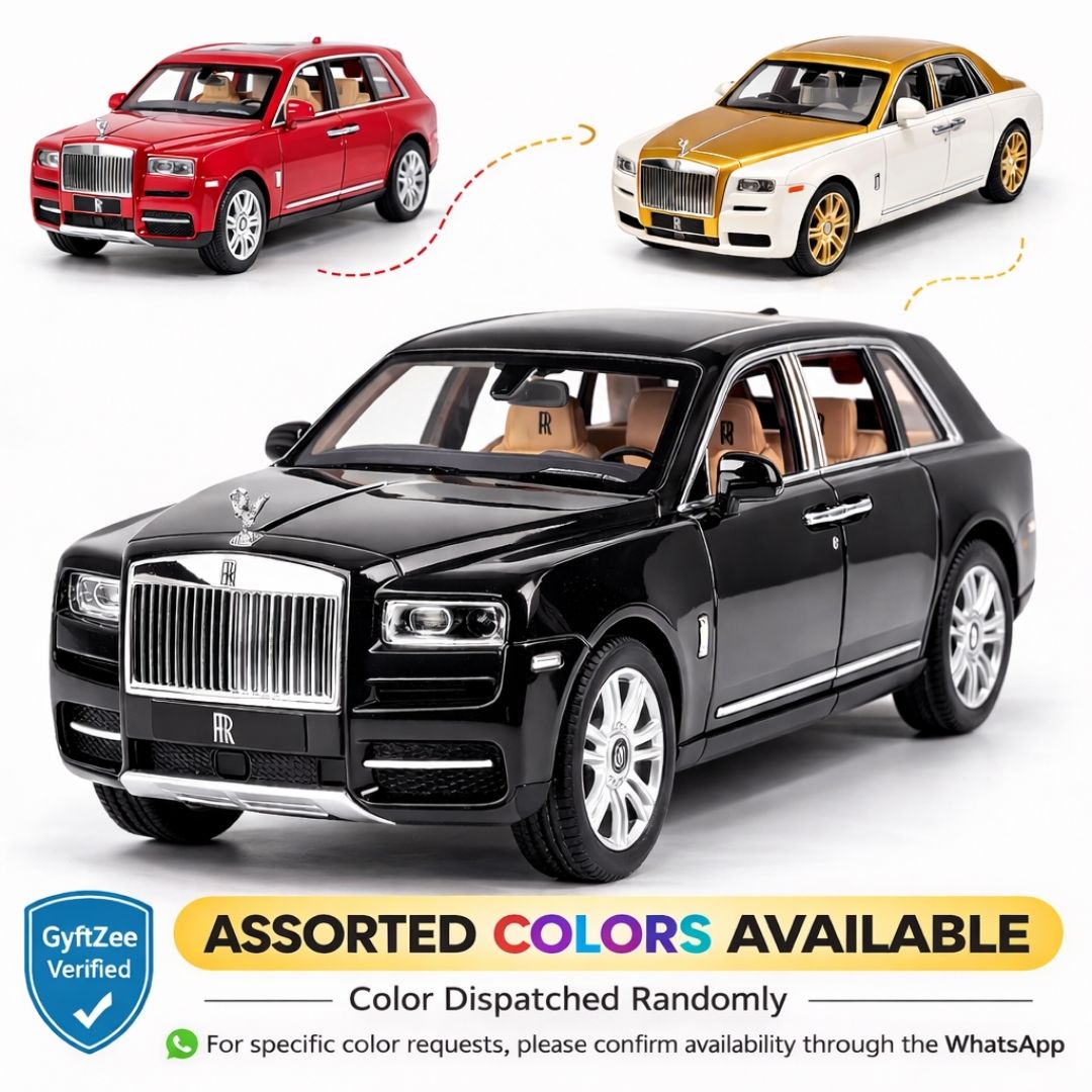 [Assorted, 1 pcs] 1:24 Rolls-Royce die-cast Pull Back